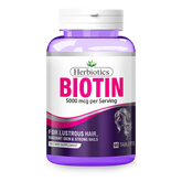 Herbiotics Biotin 5000mcg Tablets 60s